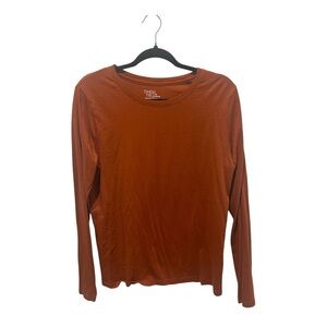 Rust Long Sleeve Top